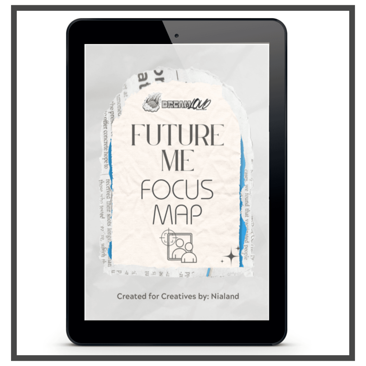 Future Focus Map Tablet Mockup